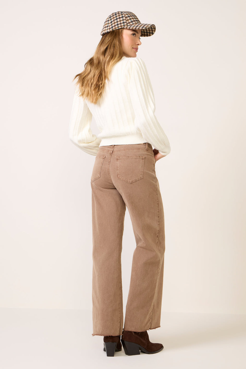 Women's Anessa 31' w Raw Hem Wide Leg Pants