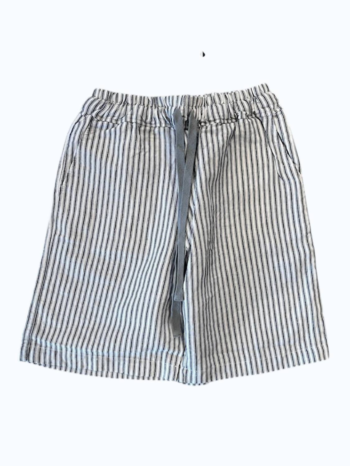 Women's Uomo Bermuda In White Stripe