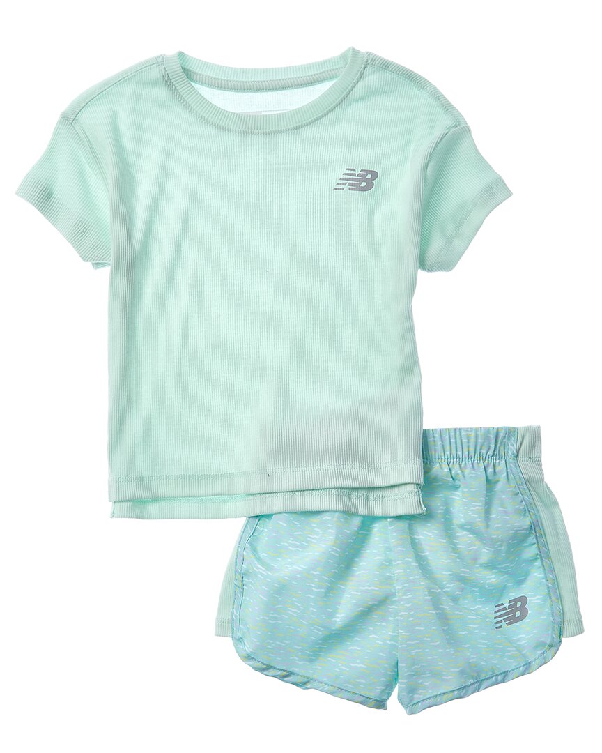 New Balance 2pc T-Shirt & Woven Short Set