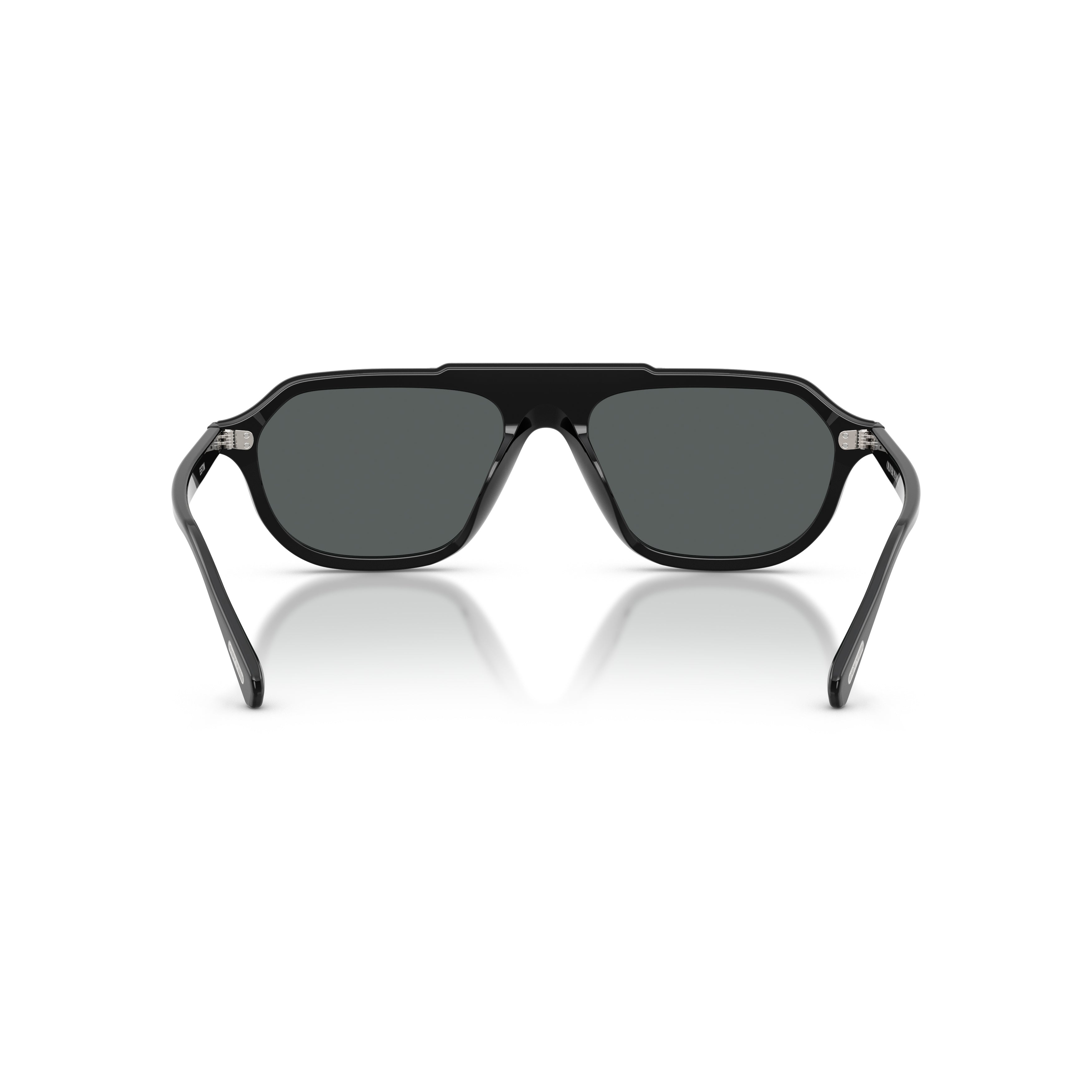 0Ov5613Su Bold Geometric Frame Sunglasses with Double Bridge Design