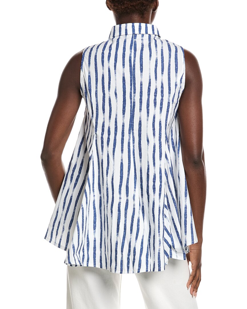 Gracia High Low Sleeveless Printed Top