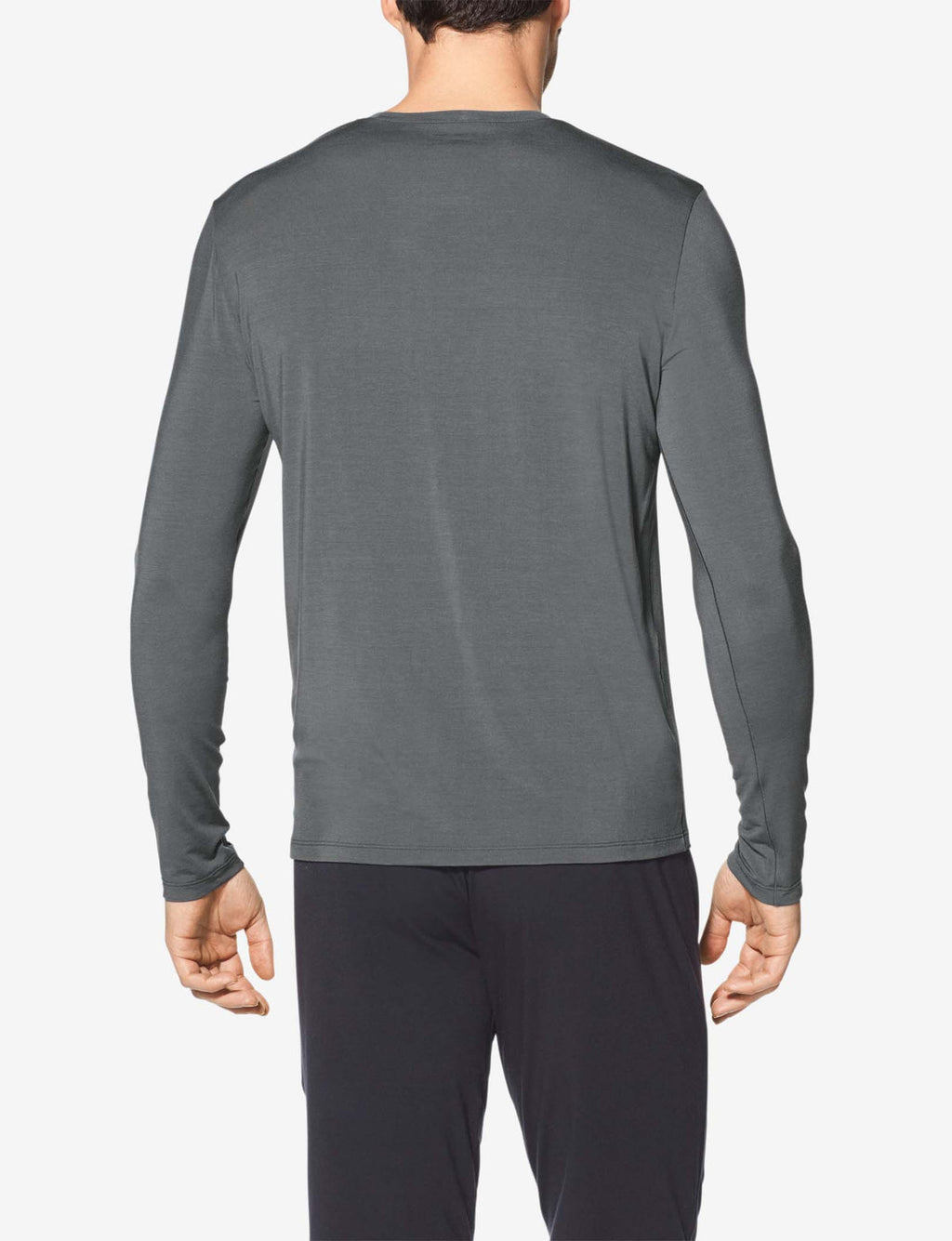 Men's Second Skin Long Sleeve Sleep T-Shirt