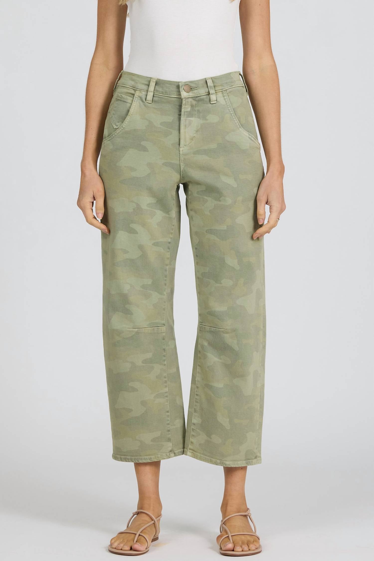 Lasso Barrel Pant In Light Camo
