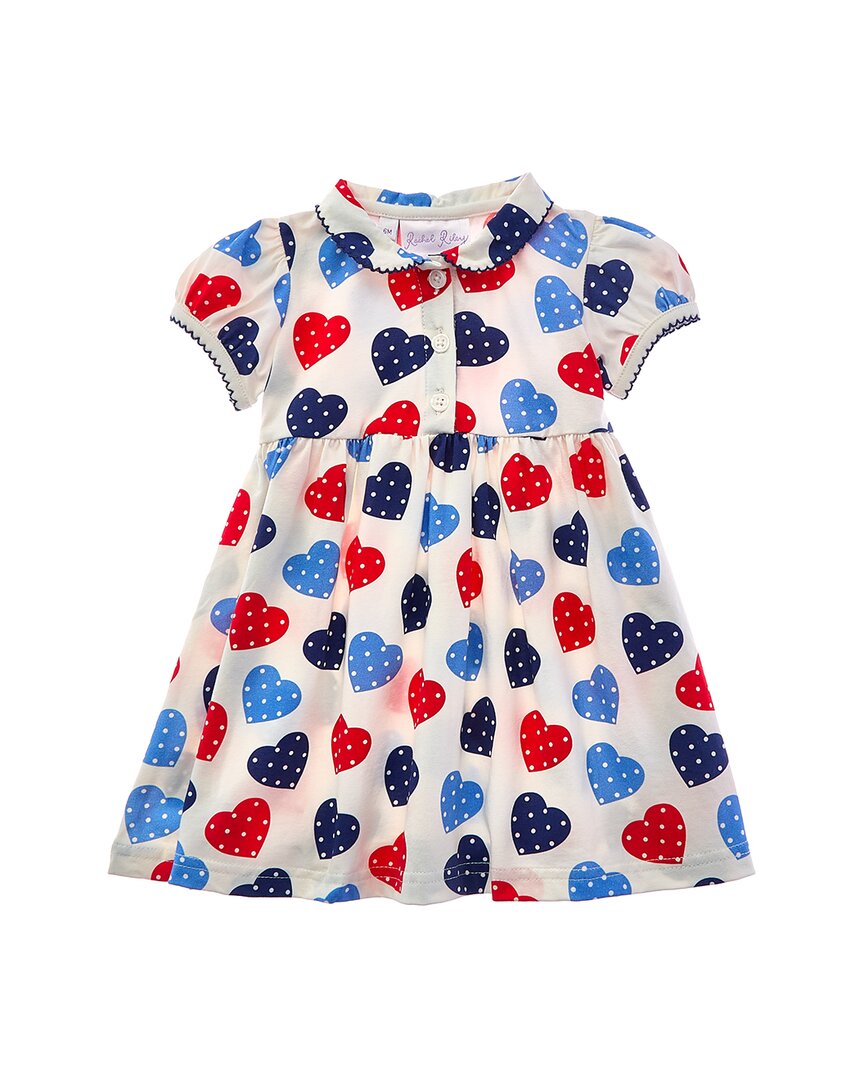Rachel Riley Scatter Heart Jersey Dress