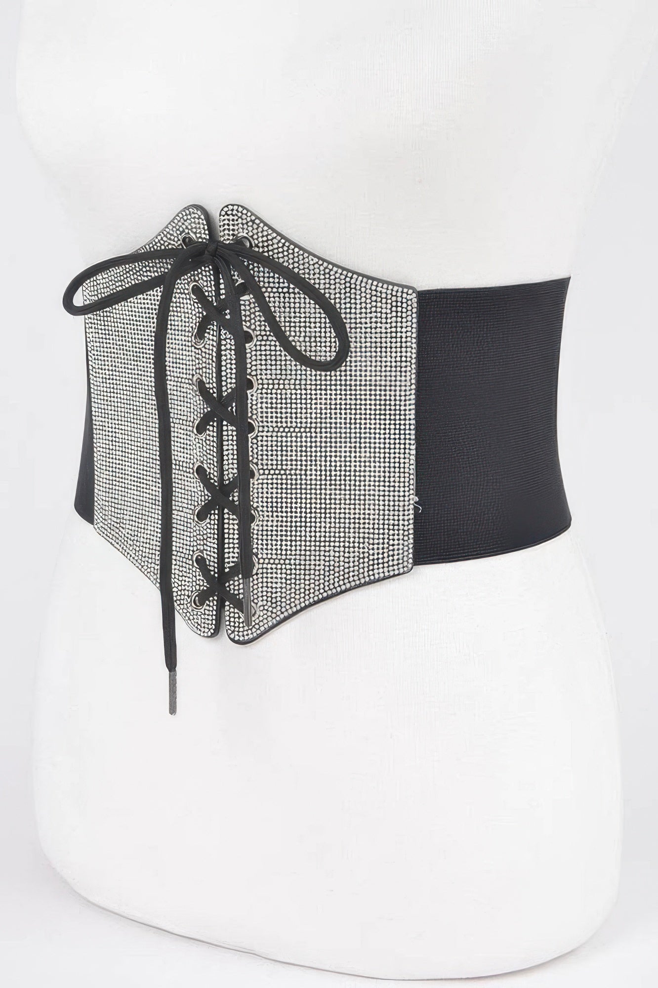 Rhinestone Corset Elastic Belt