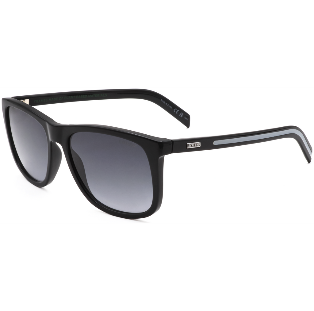 Levi's Men's 56 mm Black Sunglasses