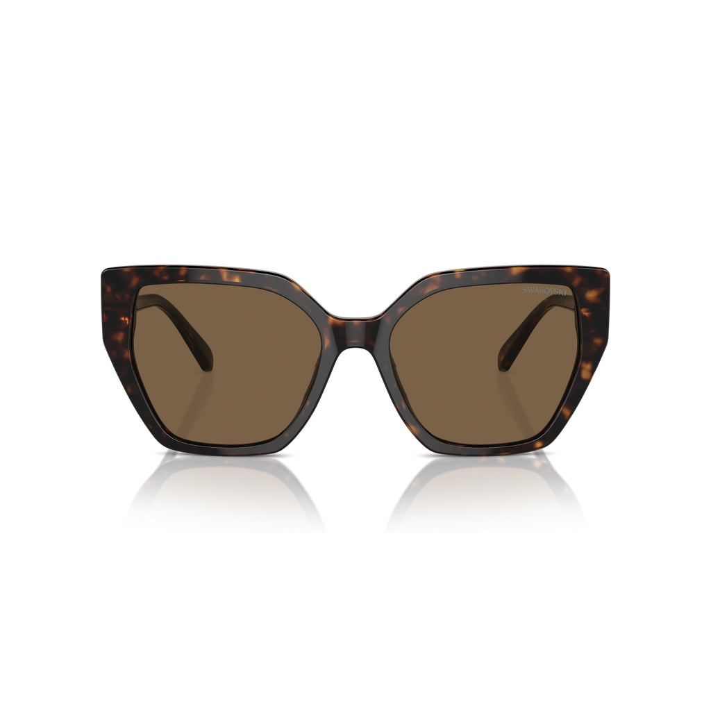 0Sk6016 Oversized Cat-Eye Sunglasses with Tortoiseshell Acetate