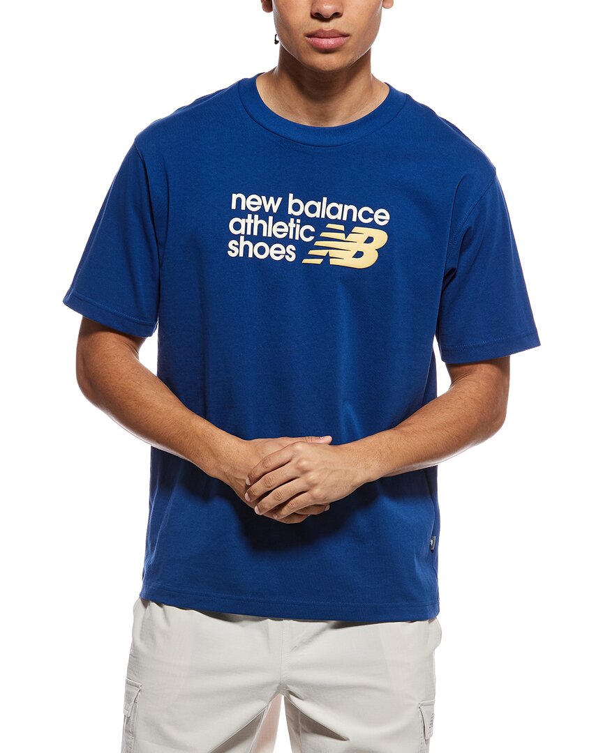 New Balance Athletics Premium Relaxed Chest Logo T-Shirt
