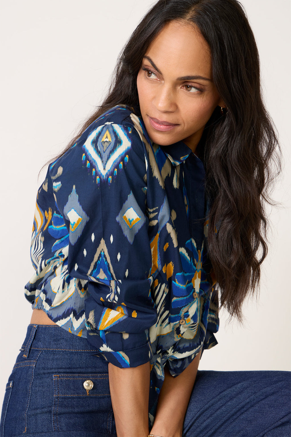 Women's Kayla Tie Front Shirt