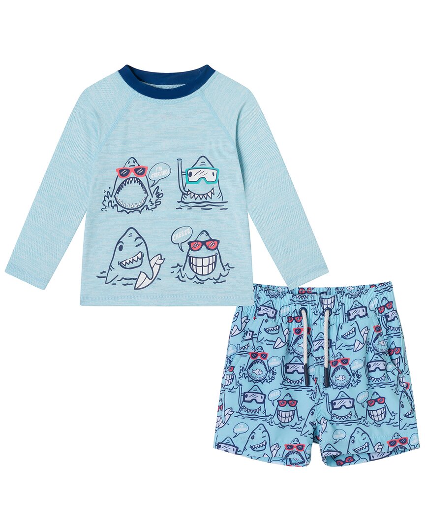 Andy & Evan Rashguard & Board Short Set