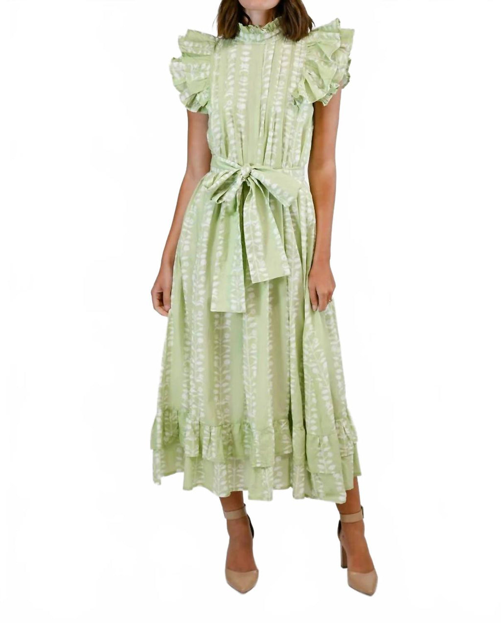 Jasmine Maxi Dress In Botanical Vine