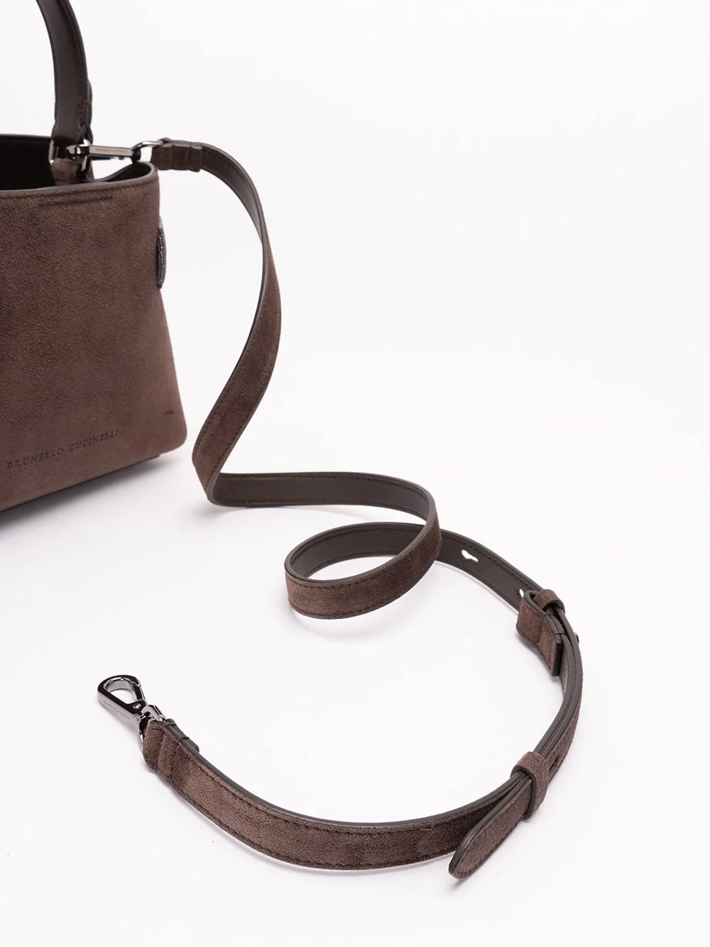 Brunello Cucinelli Women Small Soft Velour Crossbody Bag