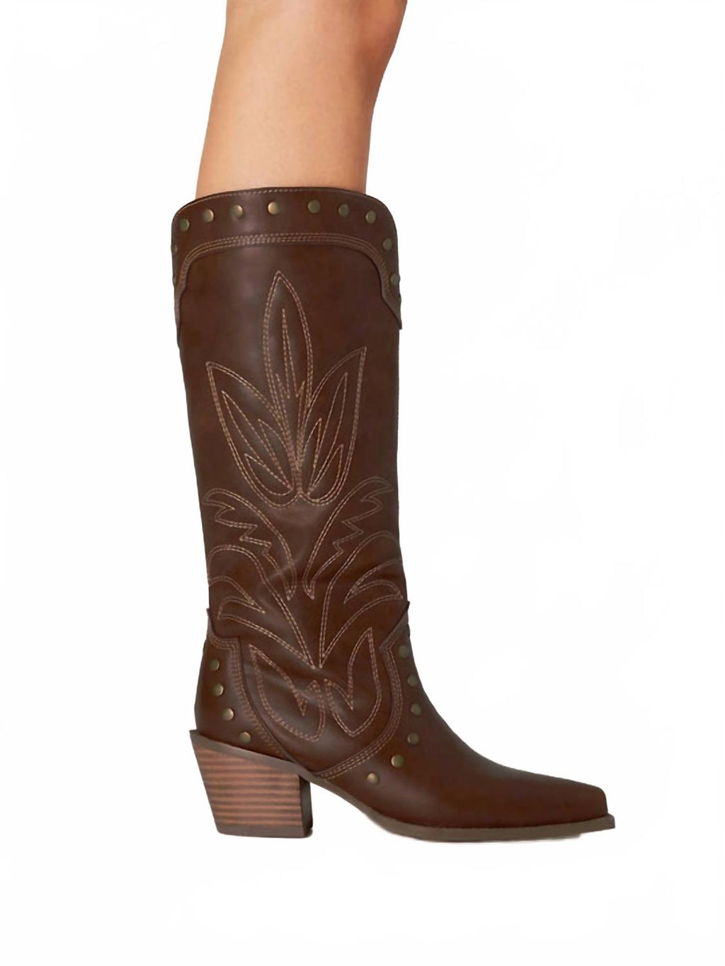 Women's Damica Western Boot In Brown