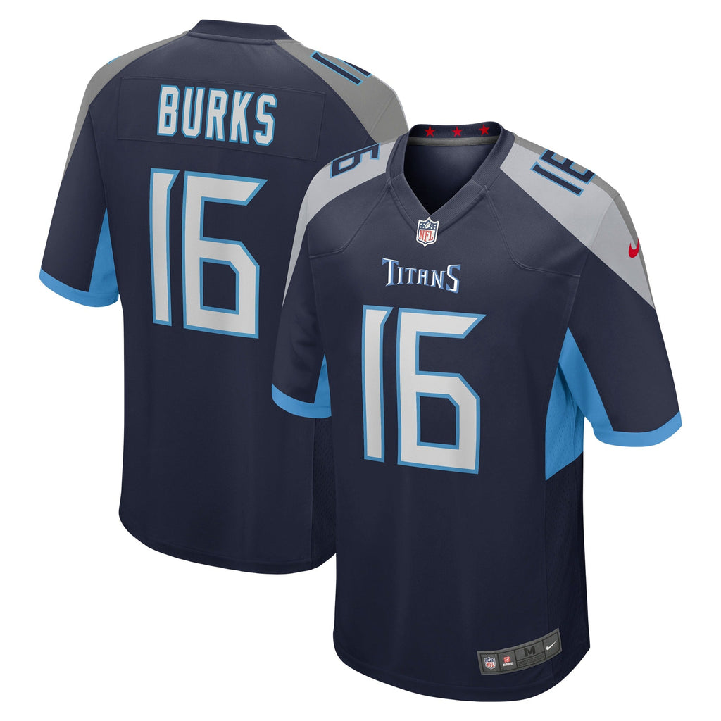 Tennessee Titans Treylon Burks Navy Player Game Jersey