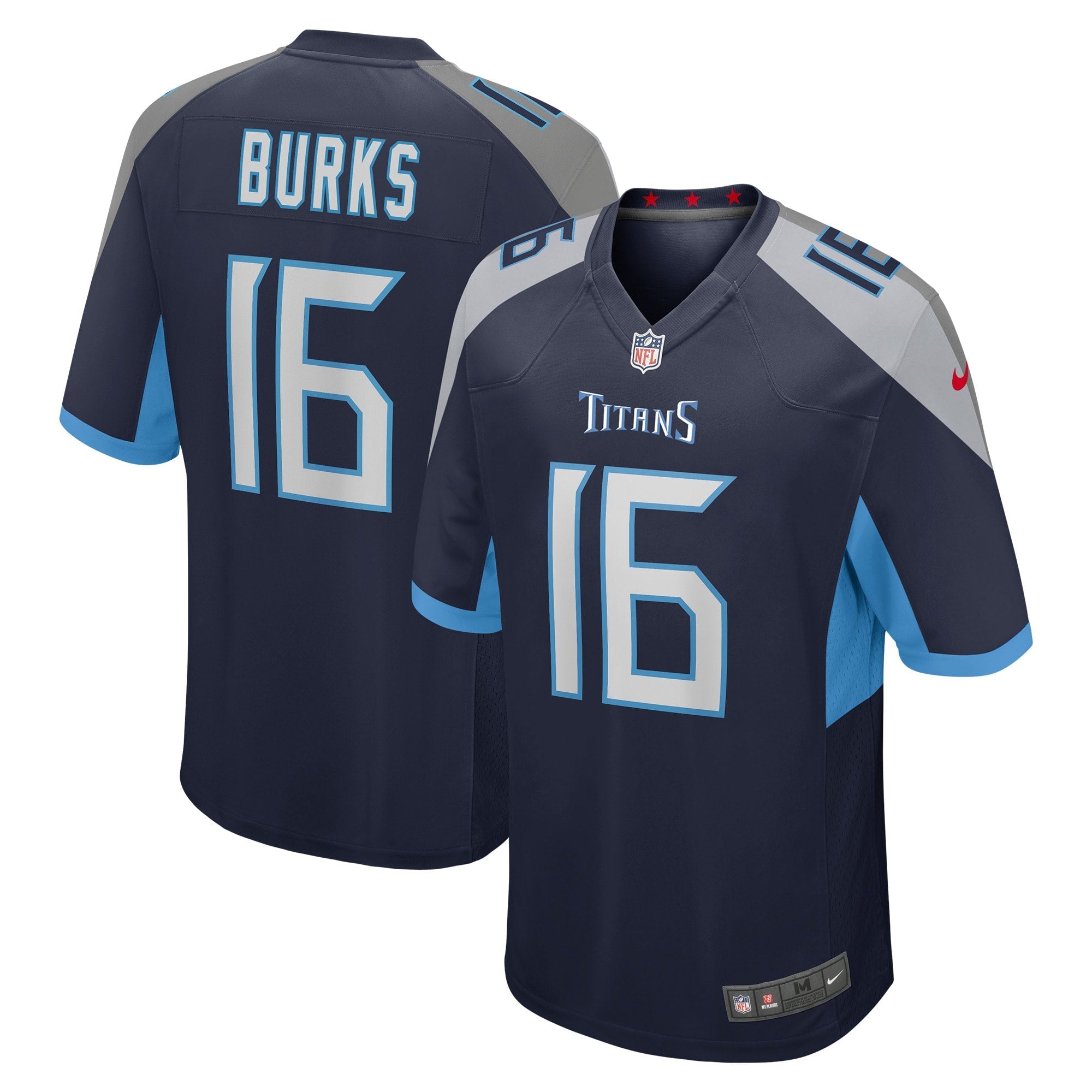 Tennessee Titans Treylon Burks Navy Player Game Jersey