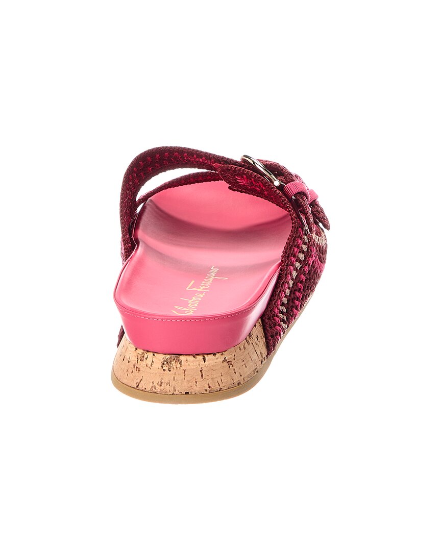 Ferragamo Shaula Leather Flat Sandal