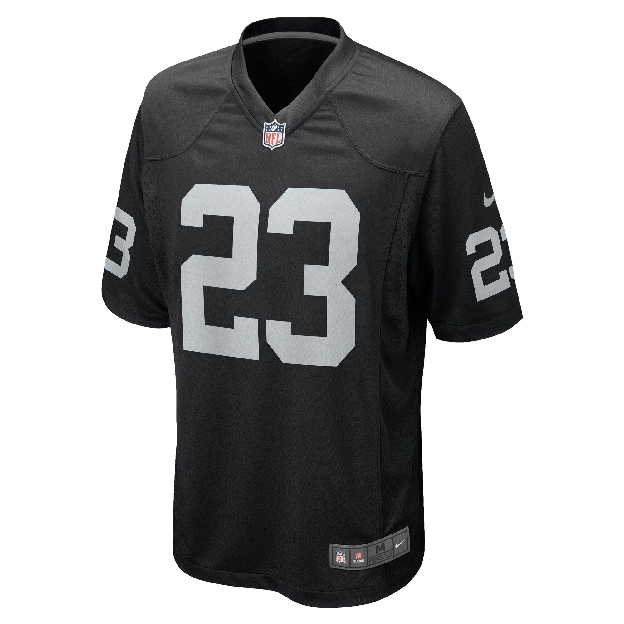 Las Vegas Raiders David Long Jr. Black Team Game Jersey