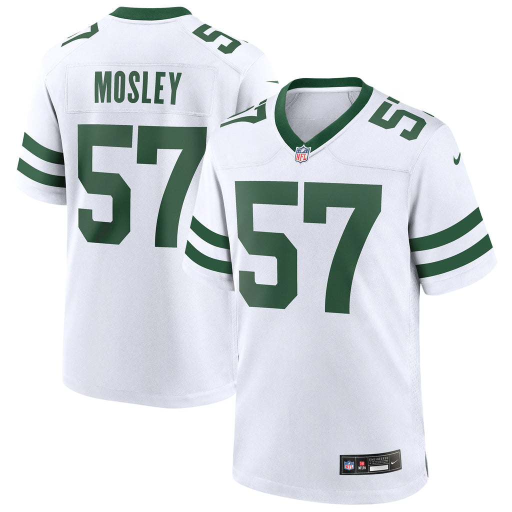 New York Jets C.J. Mosley Legacy White Game Jersey