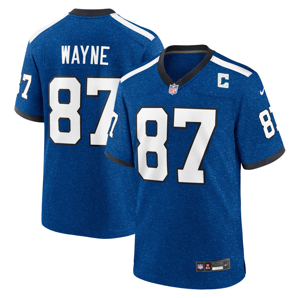 Indianapolis Colts Reggie Wayne Blue Retired Player Alternate Game Jersey