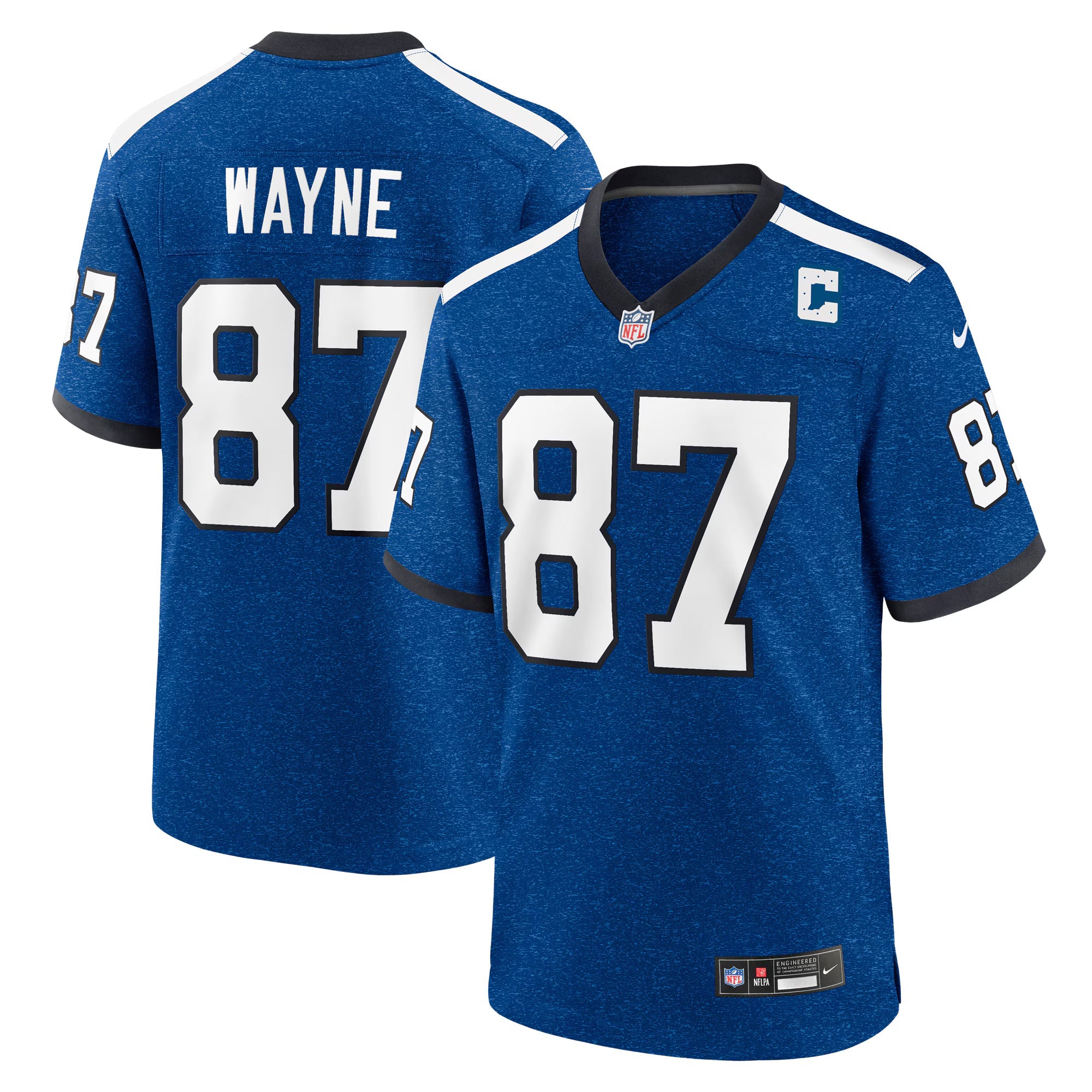 Indianapolis Colts Reggie Wayne Blue Retired Player Alternate Game Jersey