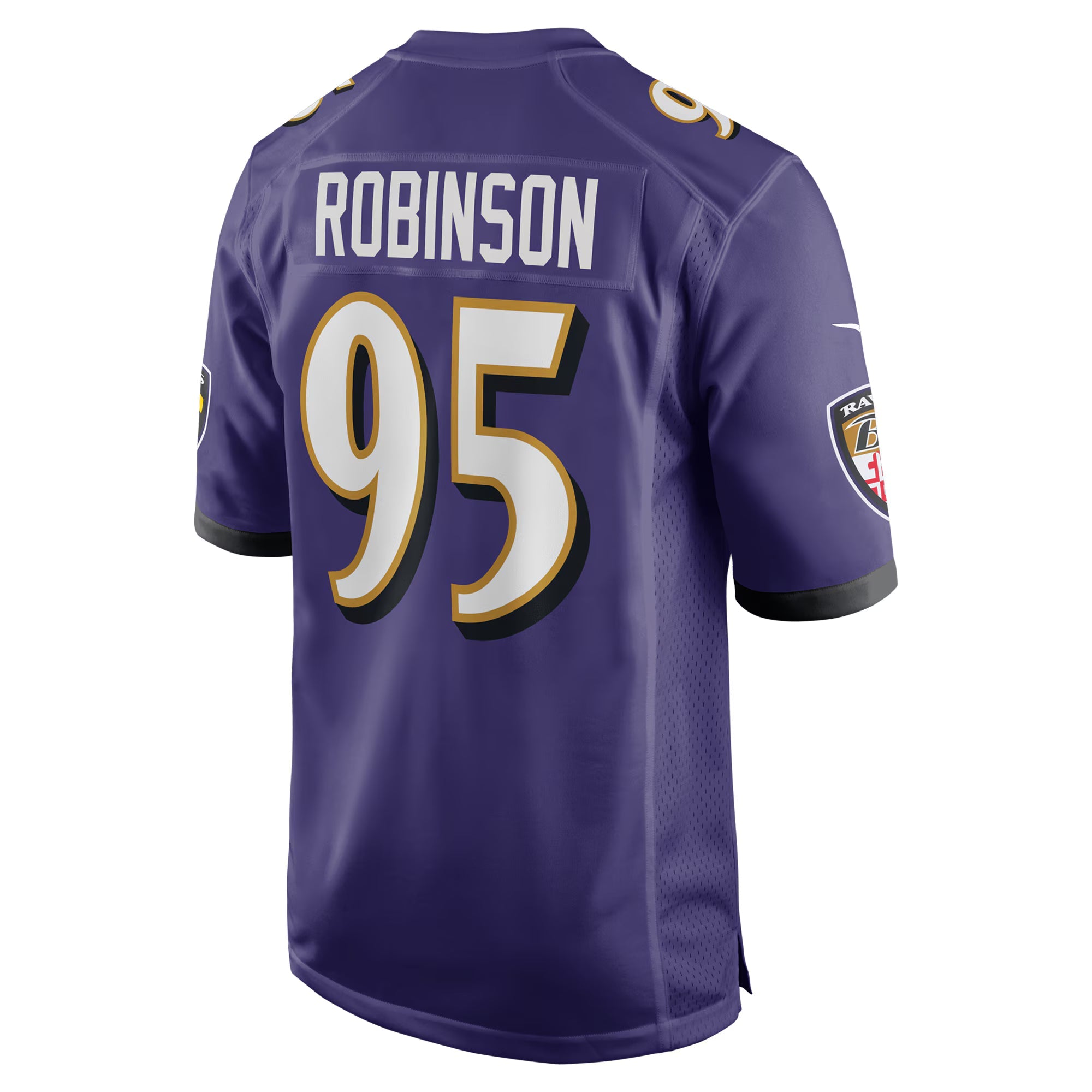 Baltimore Ravens Tavius Robinson Purple Team Game Jersey