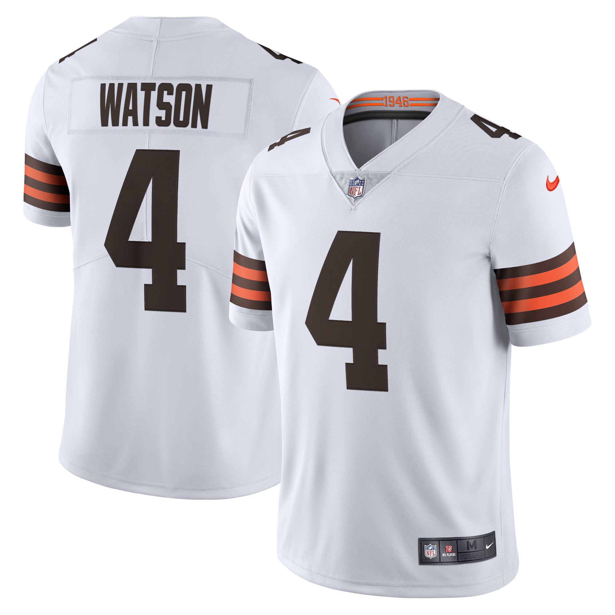 Cleveland Browns Deshaun Watson White 2020 Vapor Limited Jersey