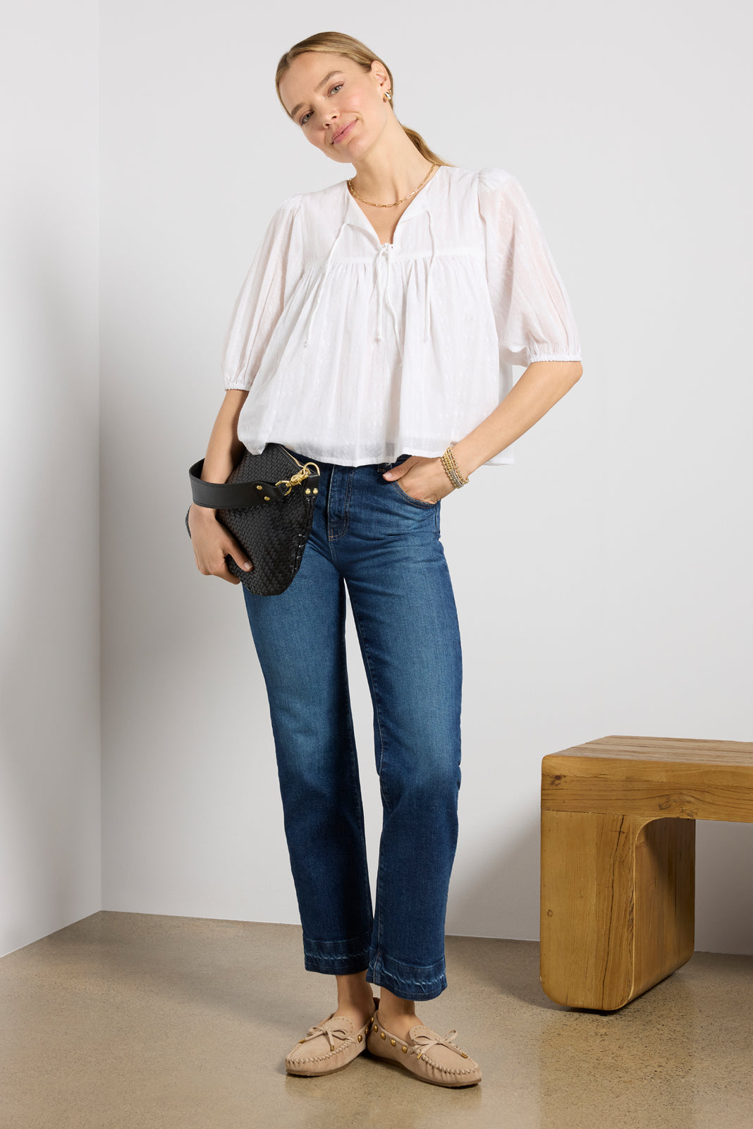 Women's Brinley w Release Hem Straight Jean