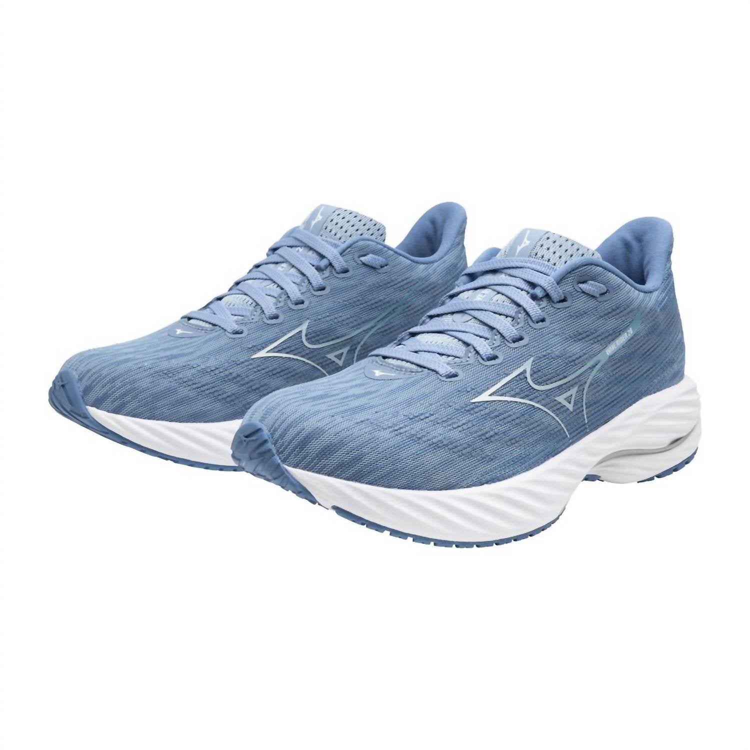 Women's Wave Rider 28 Running Shoe In Glacier Lake-White