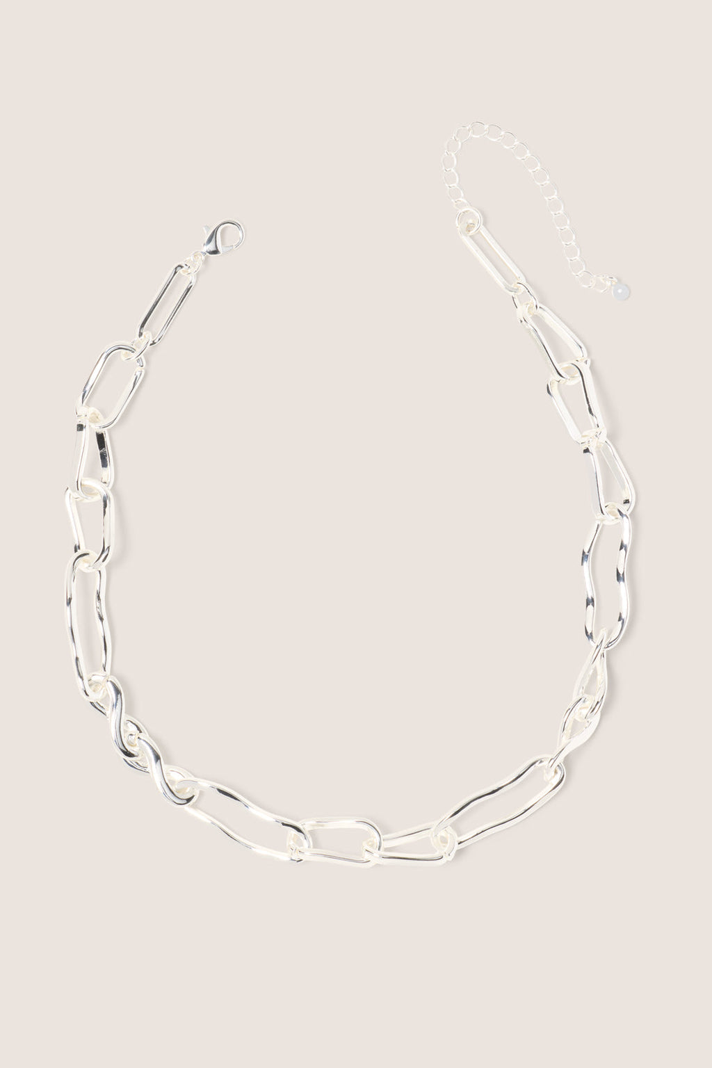 Women's Meg Hammered Link Necklace