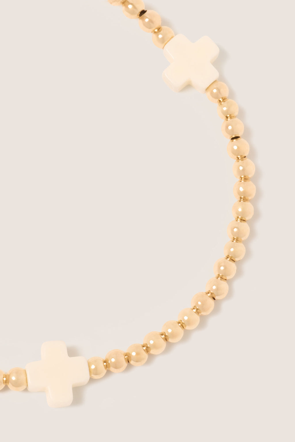 Women's Signature Cross 3mm Gold Bracelet