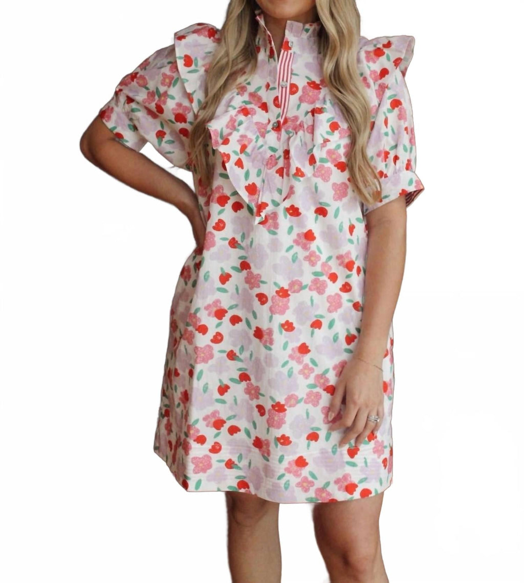 Estelle Mini Dress In Multi