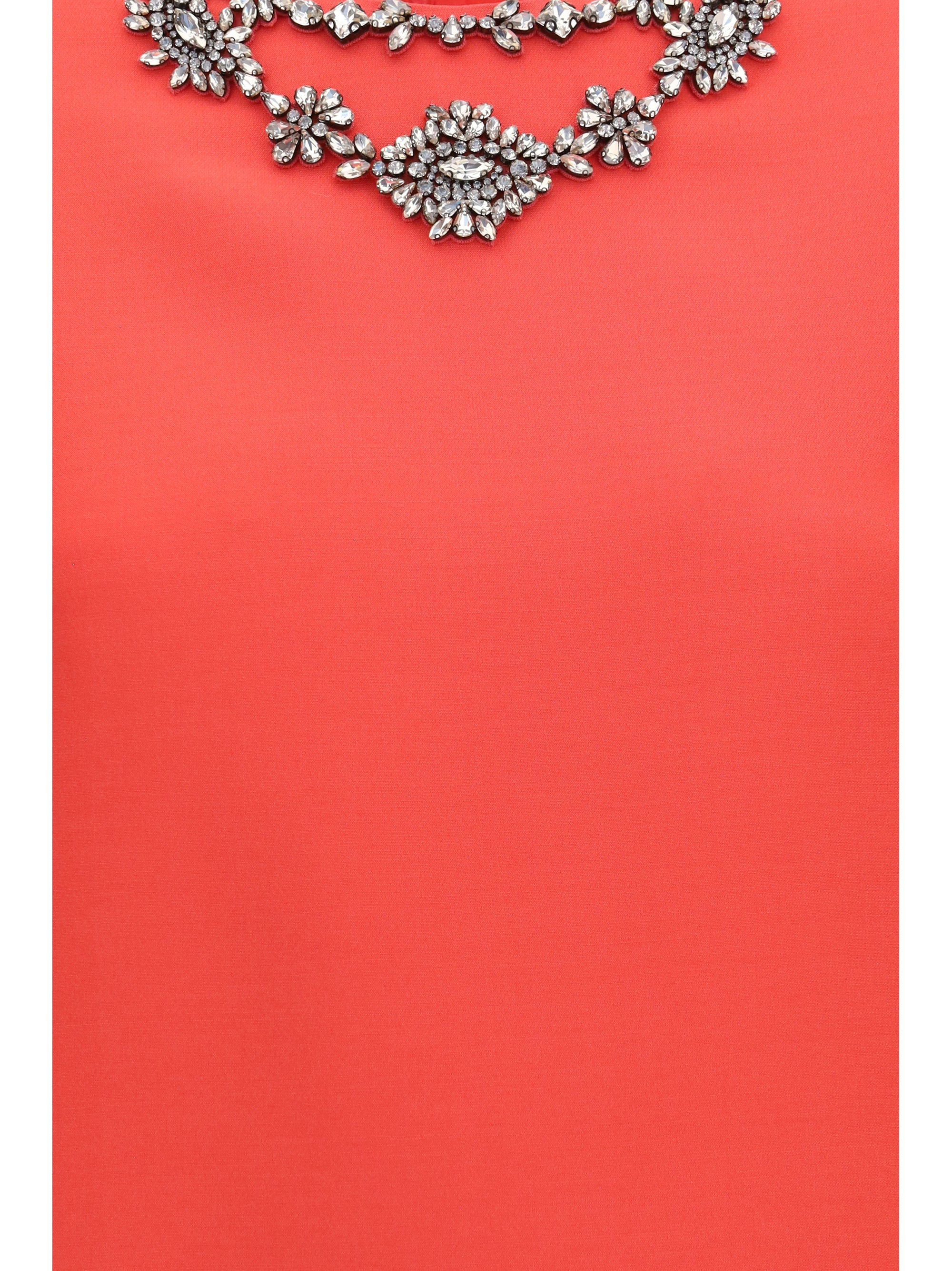 Valentino Women Embellished Crew-Neck Dress