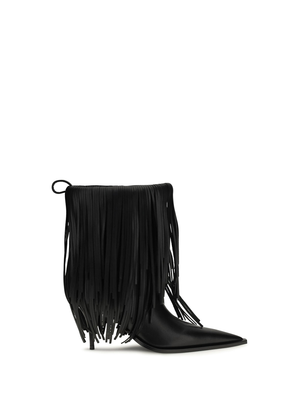 Balenciaga Women Avenue Fringe Ankle Boots