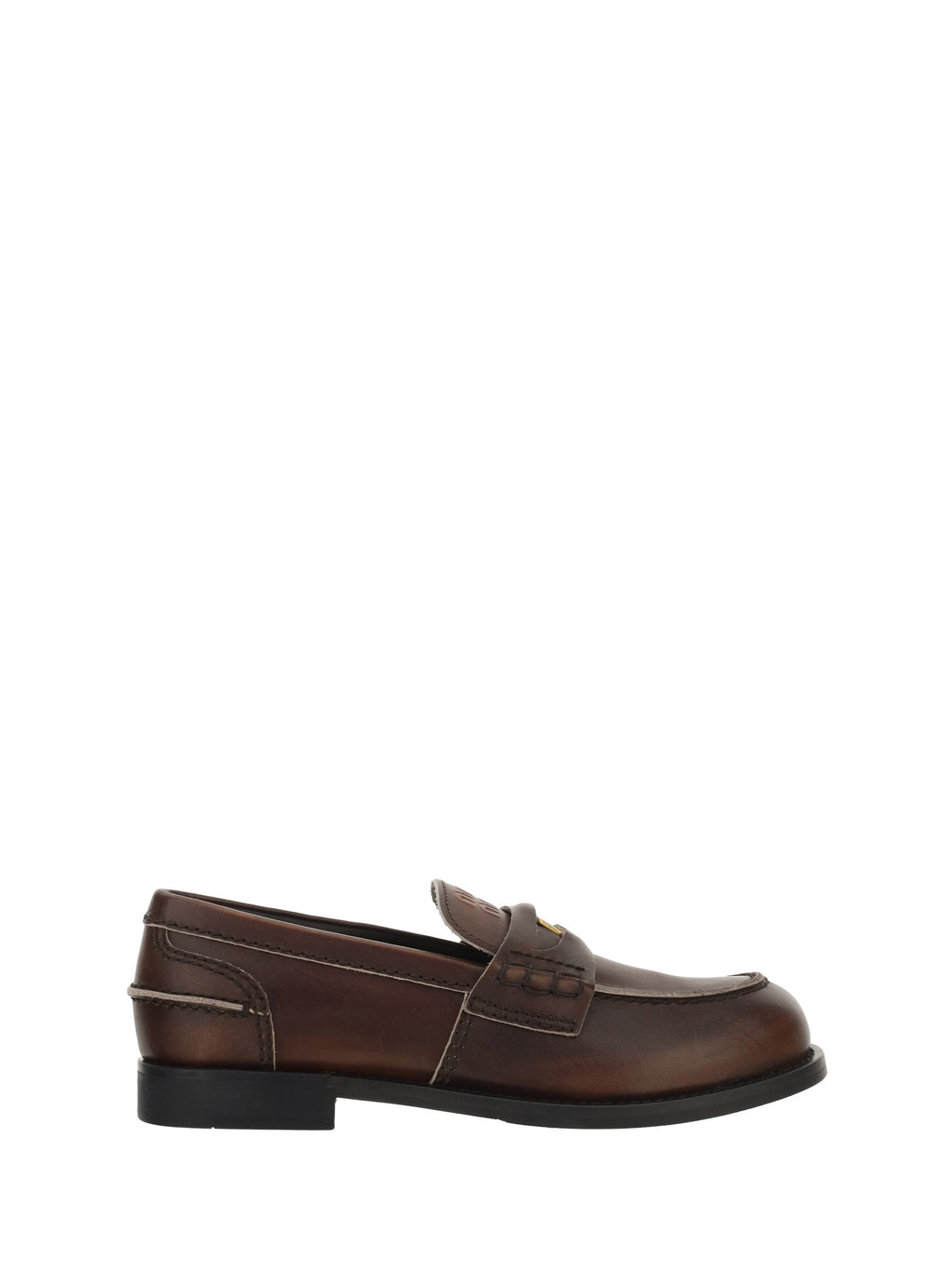 Miu Miu Women Leather Loafers