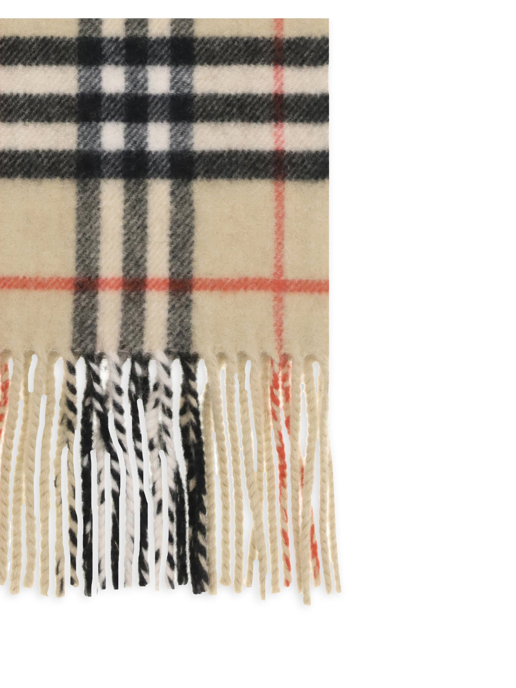 Burberry Men Thin Cashmere Check Scarf
