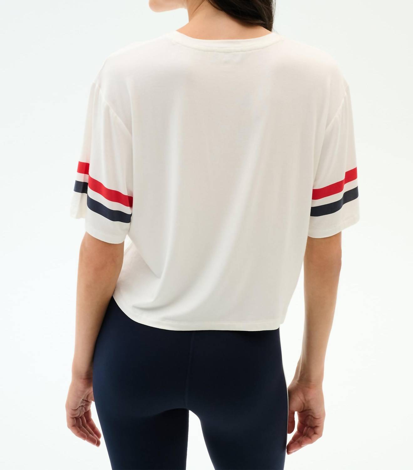 Ava Jersey Tee In White