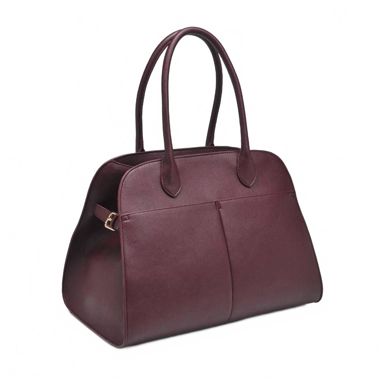 Women's Janice Satchel Bag In Burgundy