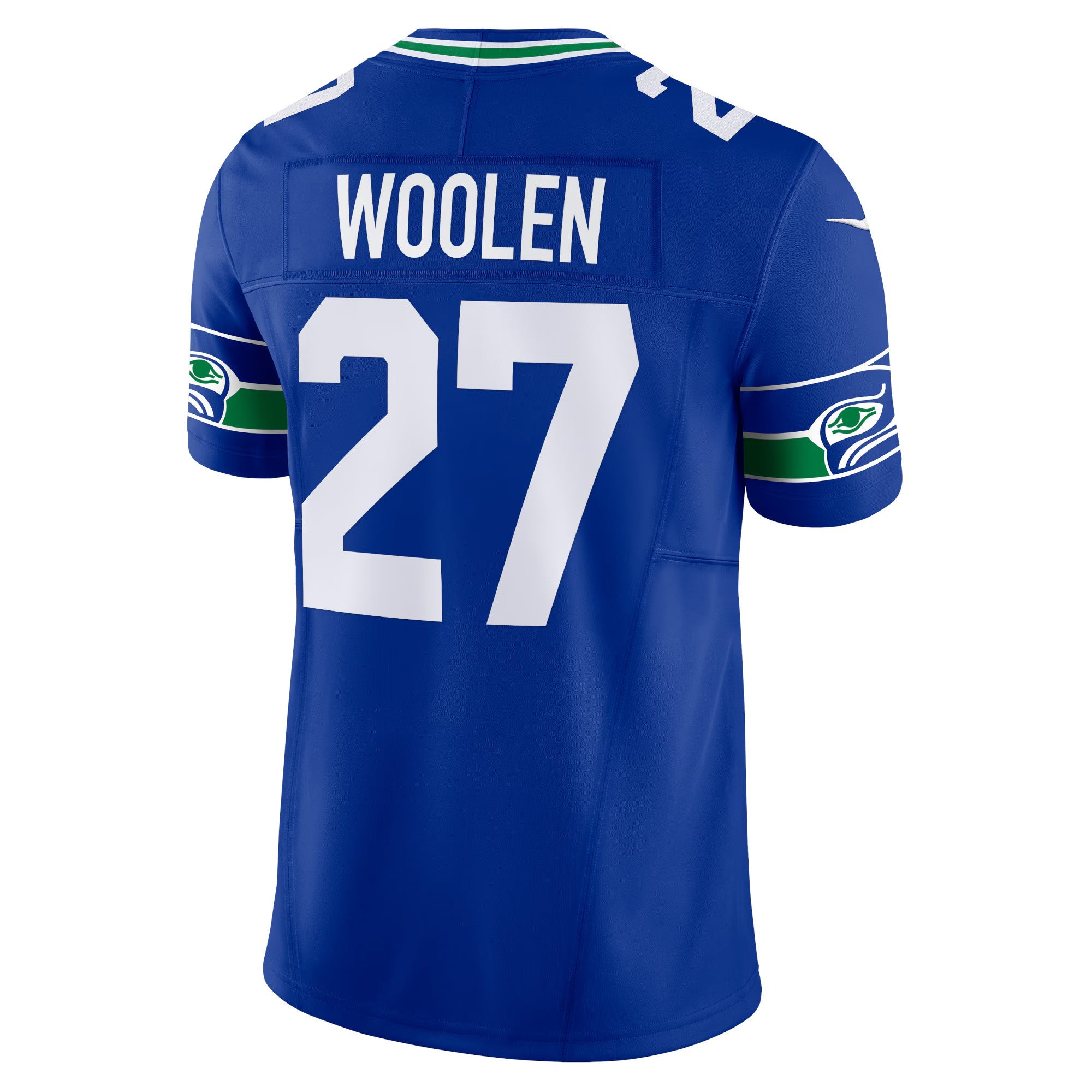 Seattle Seahawks Tariq Woolen Royal Alternate Vapor F.U.S.E. Limited Jersey