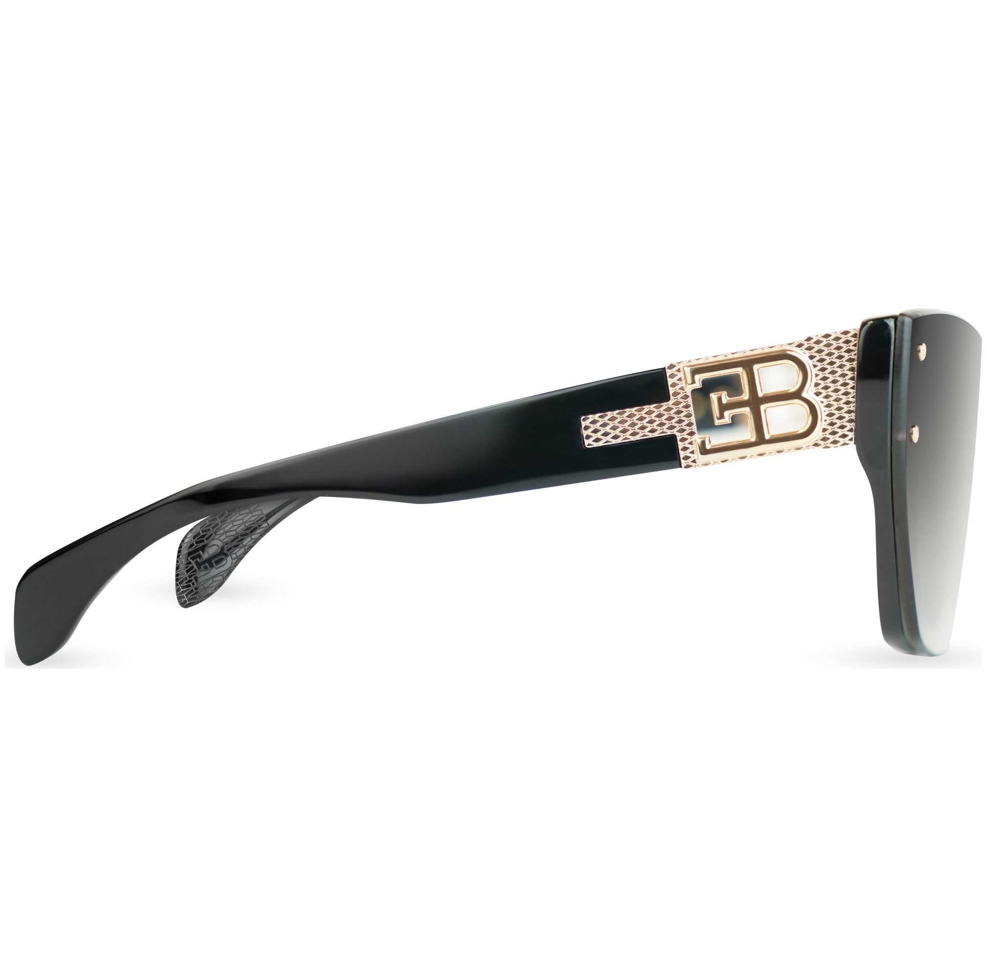 Bugatti Women's 55 mm Black Sunglasses