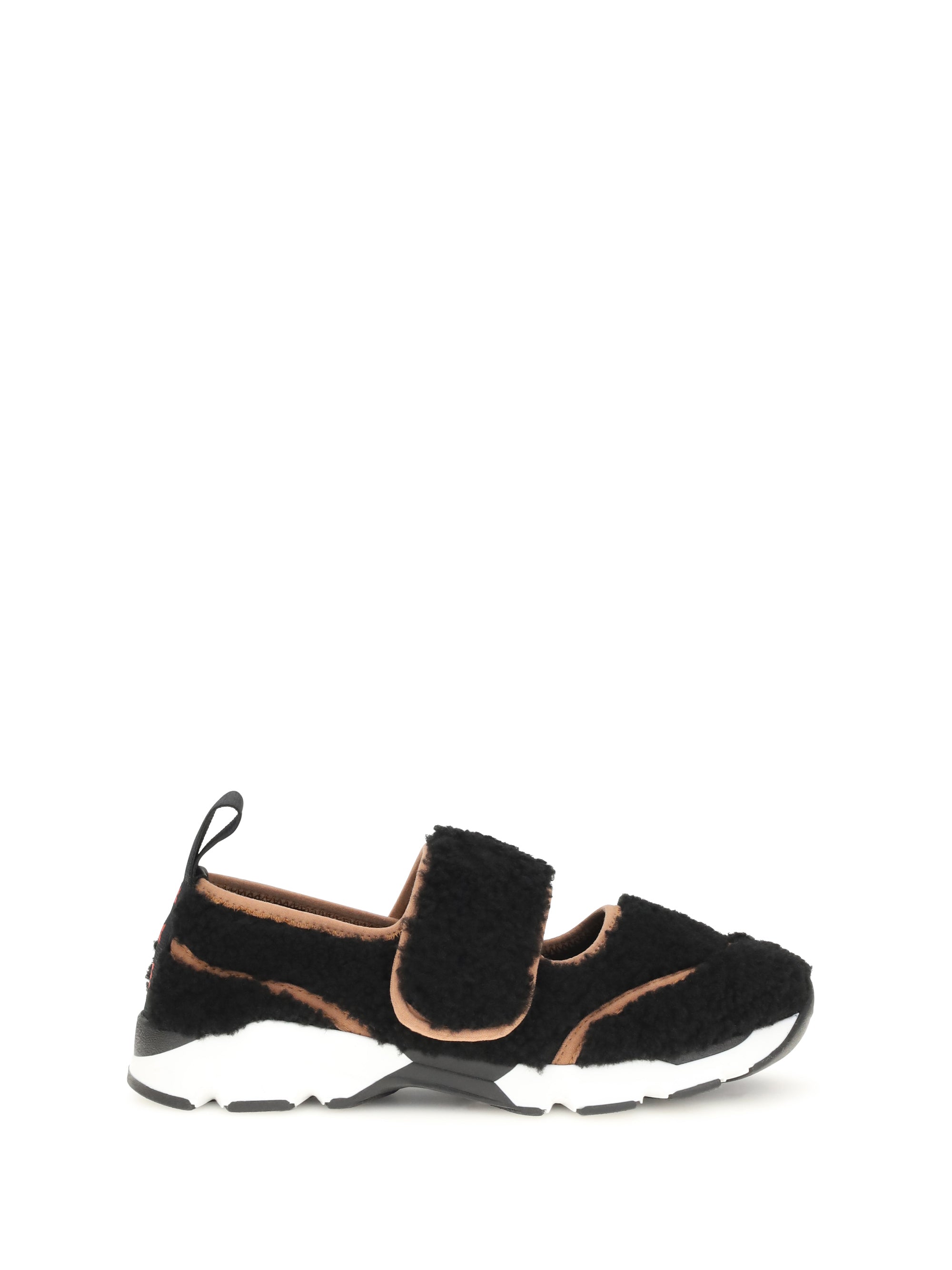 Marni Women Mary Jane Shearling Sneakers