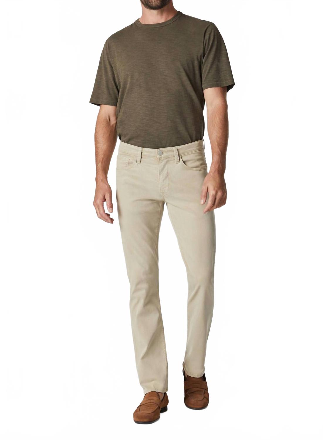 Charisma Relaxed Straight Leg Pants In Aluminum Twill
