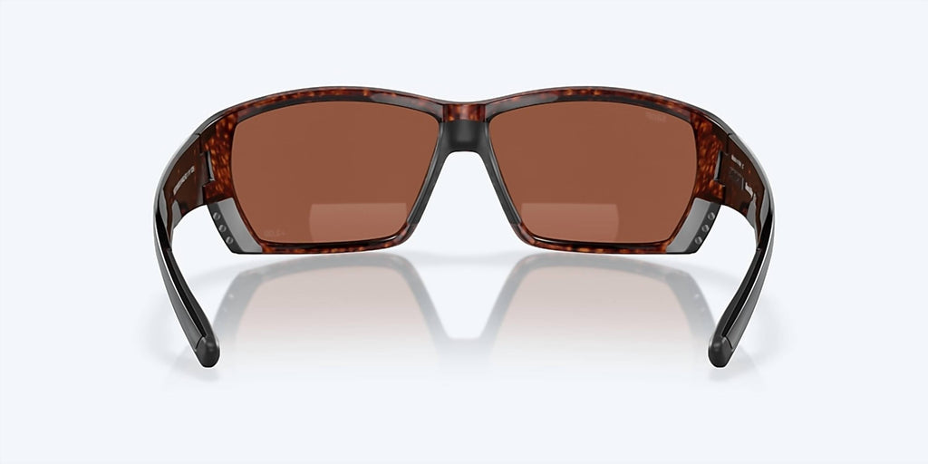 Men's Tuna Alley Reader Rectangular Polarized Sunglasses In Tortoise/copper