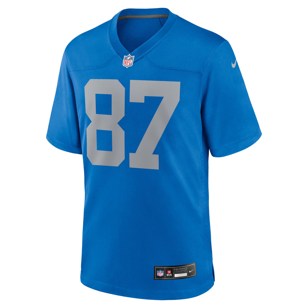 Detroit Lions Sam LaPorta Blue Alternate Game Jersey