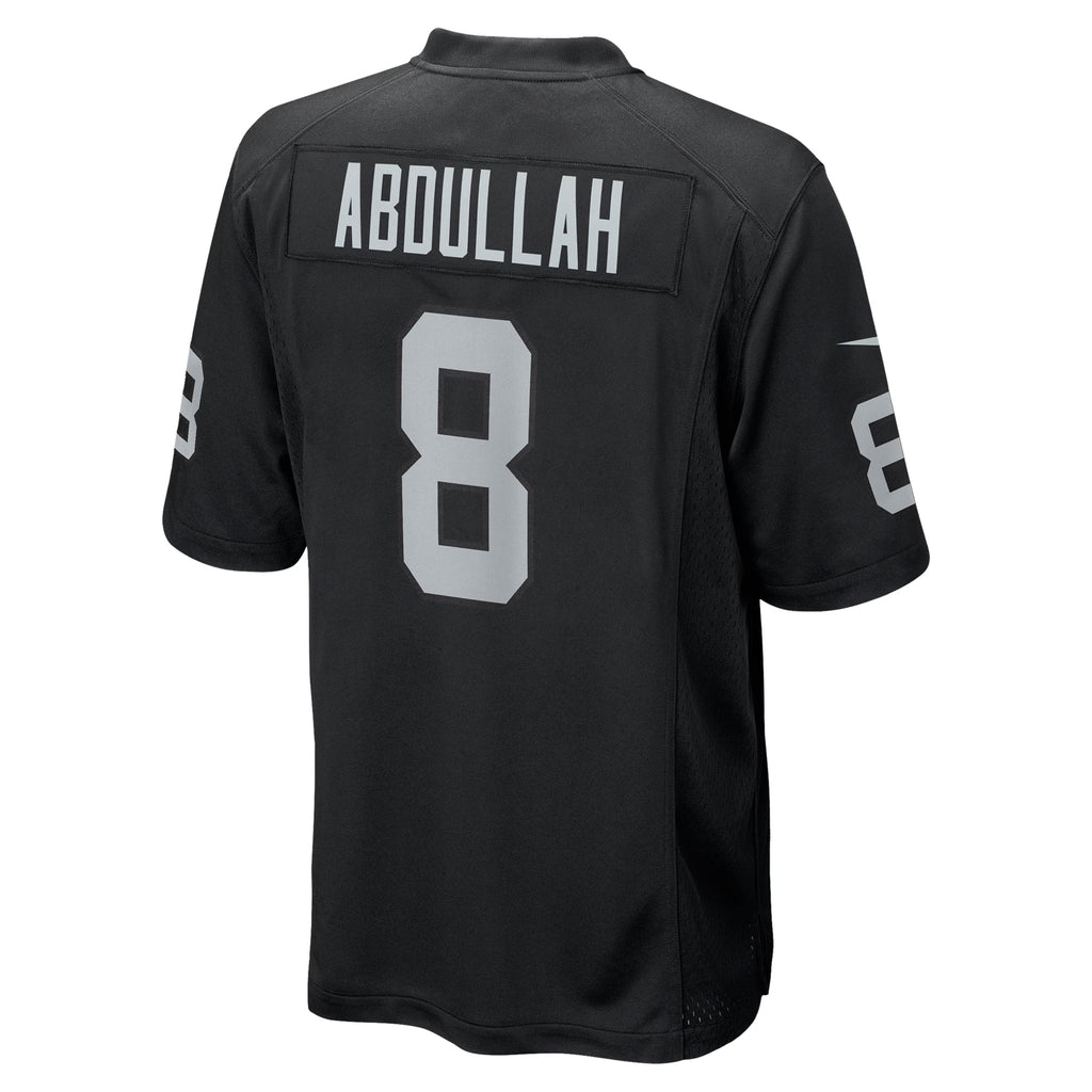 Las Vegas Raiders Ameer Abdullah Black Team Game Jersey