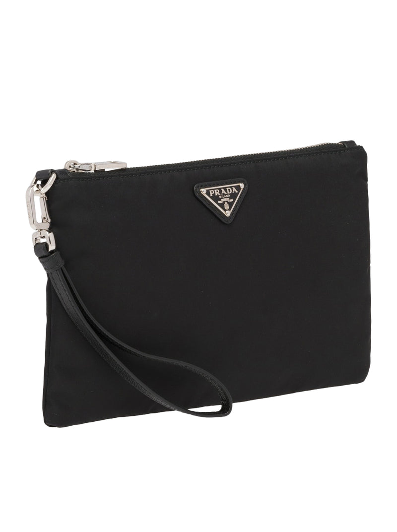 Prada Men Re-Nylon And Saffiano Pouch