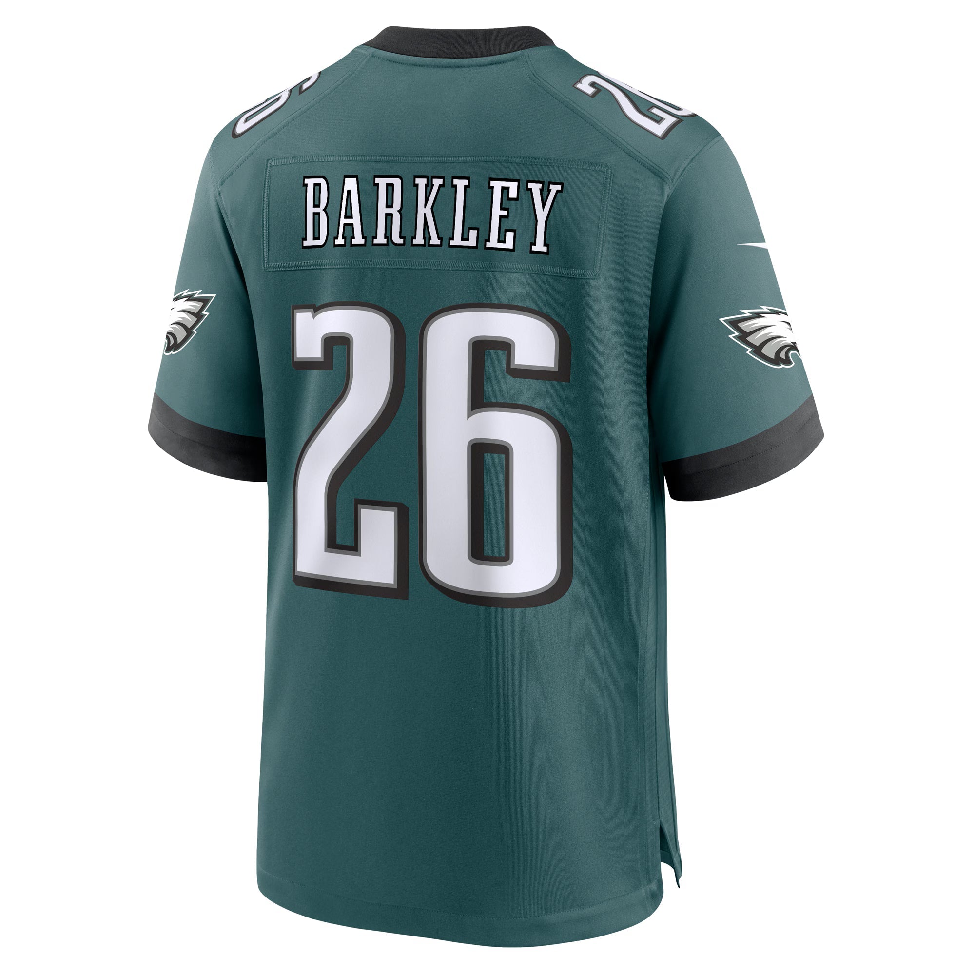 Philadelphia Eagles Saquon Barkley Midnight Green Game Player Jersey