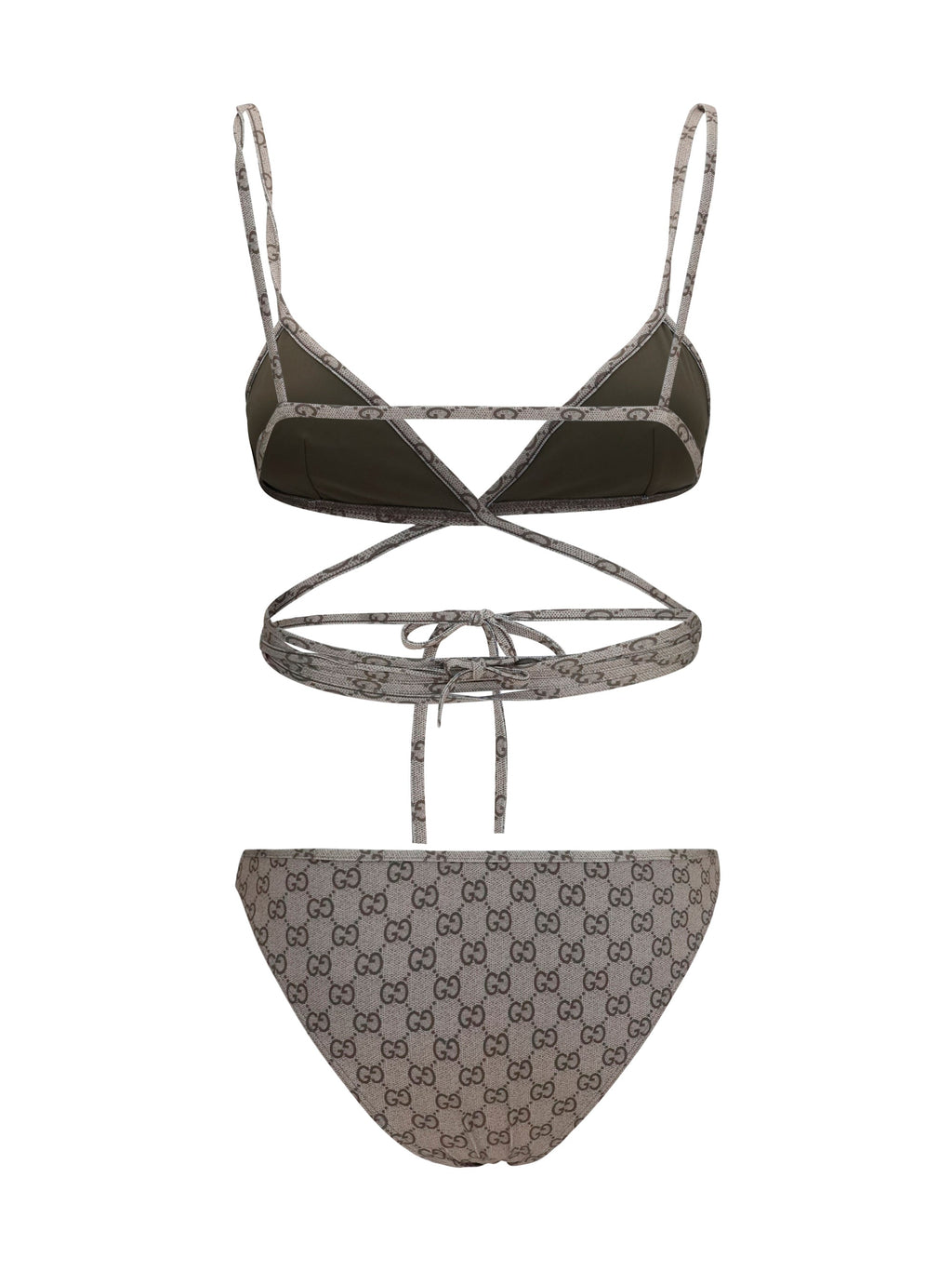 Gucci Women Printed Stretch Jersey Bikini