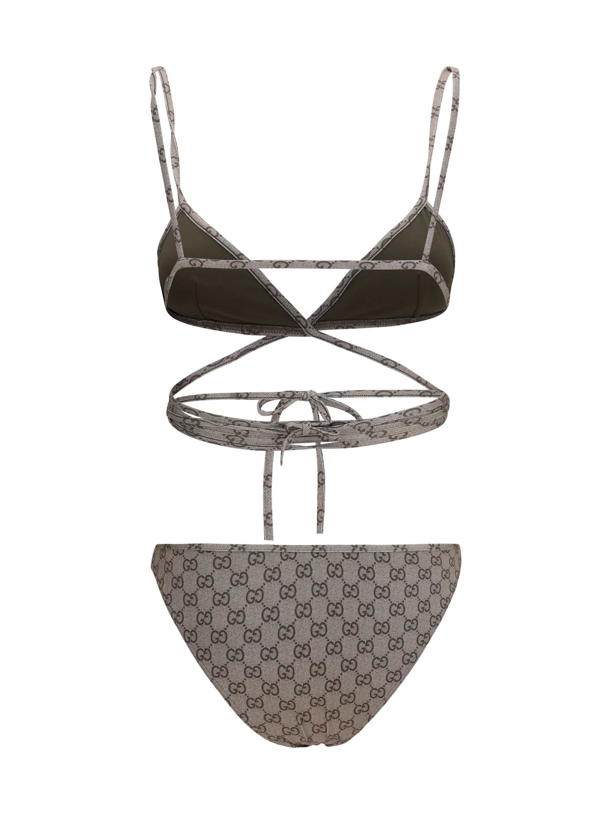 Gucci Women Printed Stretch Jersey Bikini