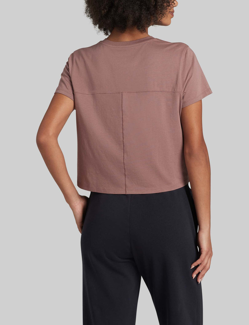 Women's Second Skin Not-Too-Cropped Crew Neck T-Shirt
