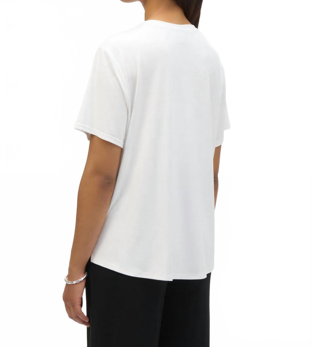Jersey Bungee Top In White